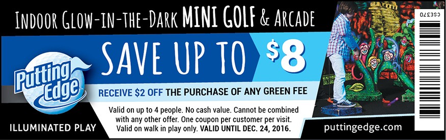 Putting edge coupons