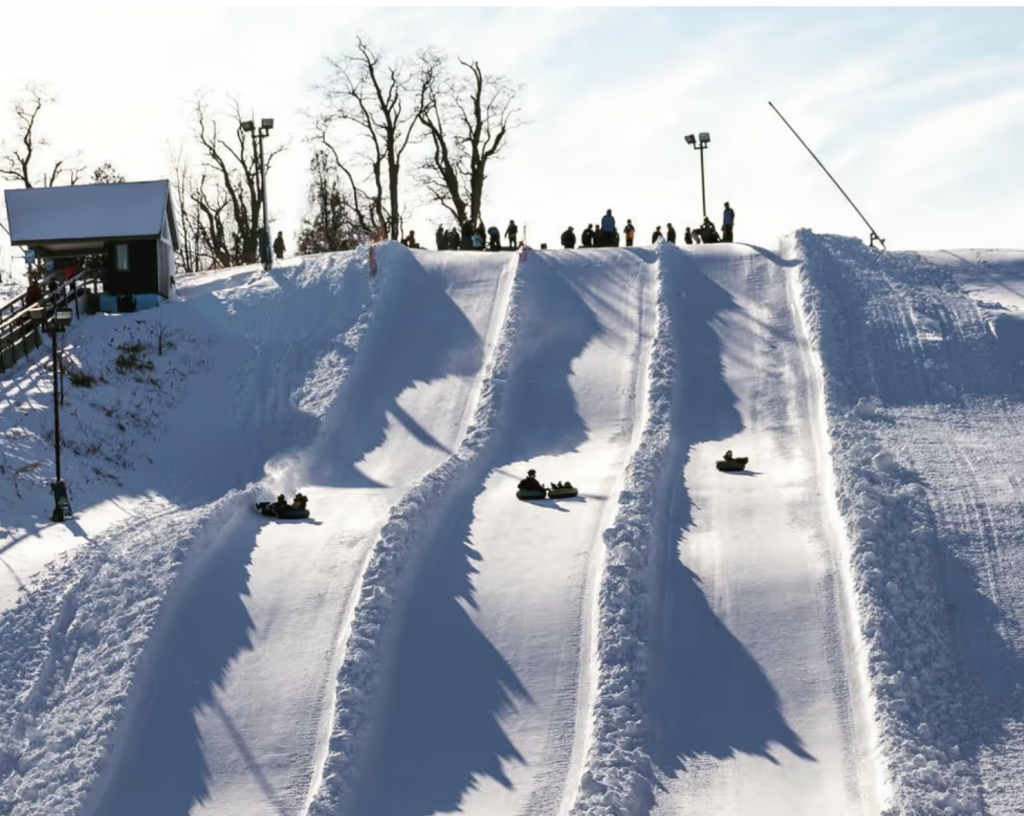 Snow Tubing at Boler Mountain