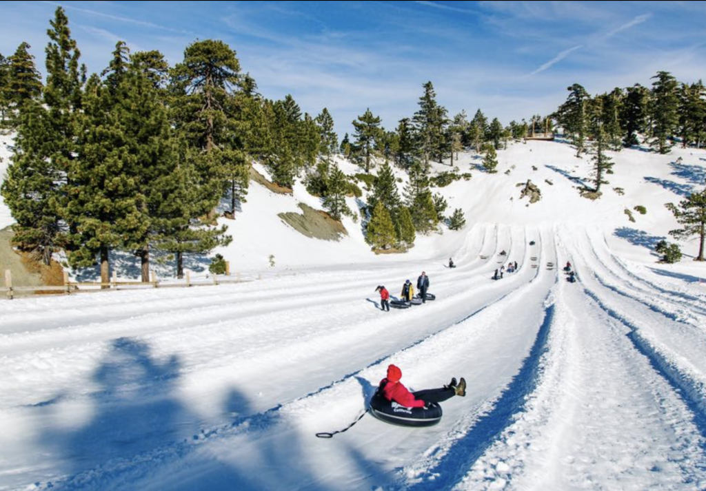 Snow tubing Mount Baldy Ski Area