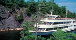 Cruise ship on a body of water