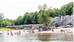 Beach with people on it