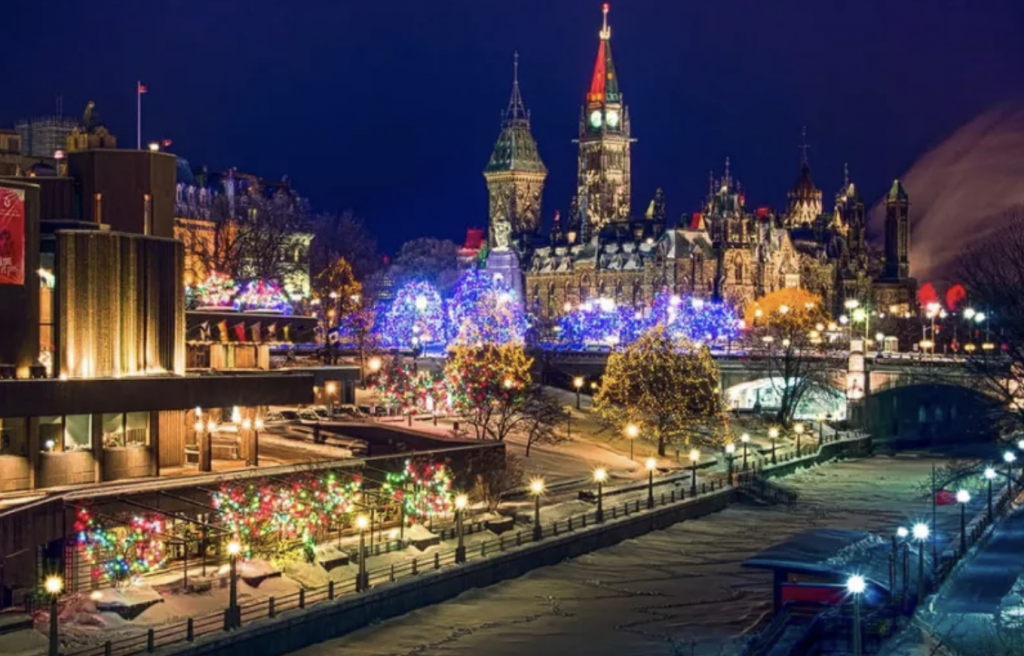 Christmas events in Ottawa - Winter Lights accross Ottawa