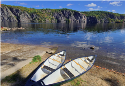 Family Camping at Bon Echo Park in Ontario