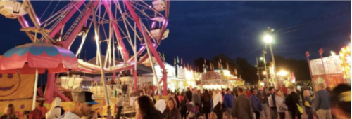 A Ferris wheel at a carnival 