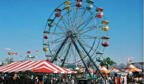 Ferris wheel at a carnival 