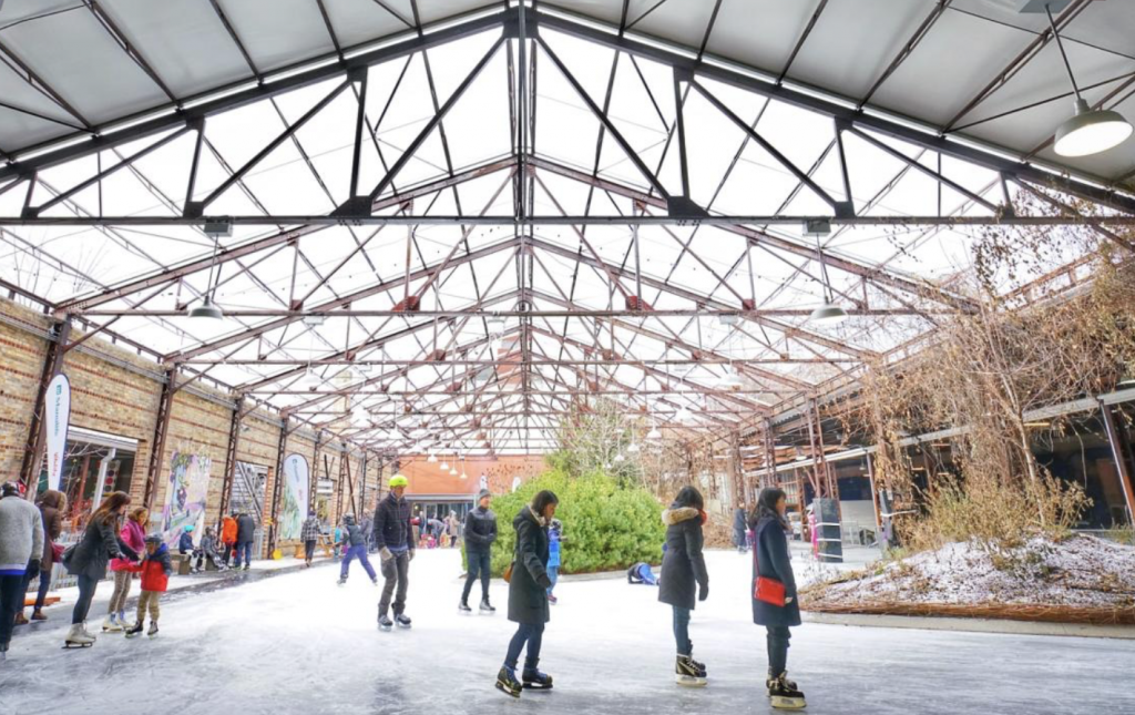 Skating at Evergreen Brick Works