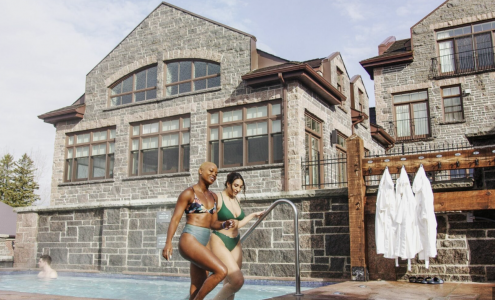 Women celebrating mother's day at a spa in Ontario