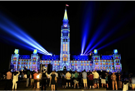 Parliament Hill Sound & Light Show in Ottawa