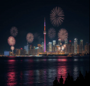 May Long weekend Fireworks Toronto
