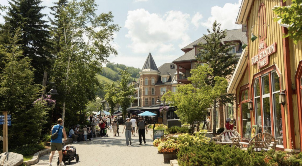 Blue Mountain Village in the Spring