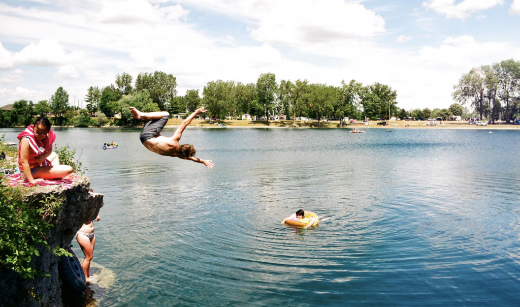Innerkip Quarry at Trout Lake