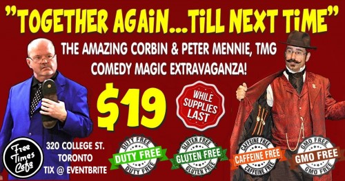 Comedy and Magic - Featuring Peter Mennie and The Amazing Corbin
