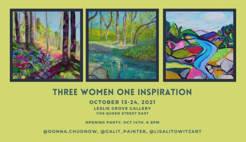 THREE WOMEN ONE INSPIRATION: Donna Chudnow, Galit Liffshiz, Lisa Litowitz