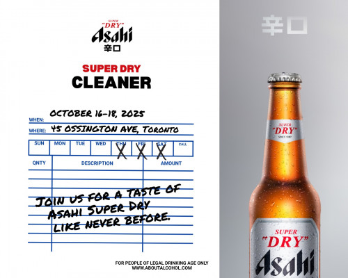 Asahi Super Dry is bringing a a beyond expected, immersive experience inside a Super Dry Cleaner-event-photo