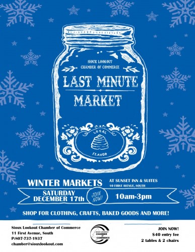 Sioux Lookout Chamber of Commerce Last Minute Market