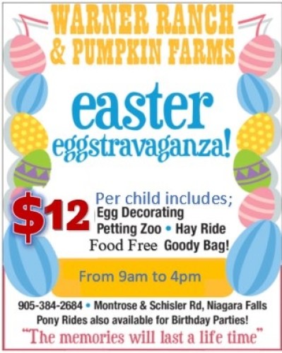 Easter Eggstravaganza - Warner Ranch and Pumpkin Farm