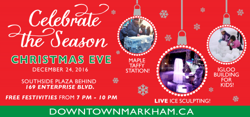 Christmas Eve in Downtown Markham 