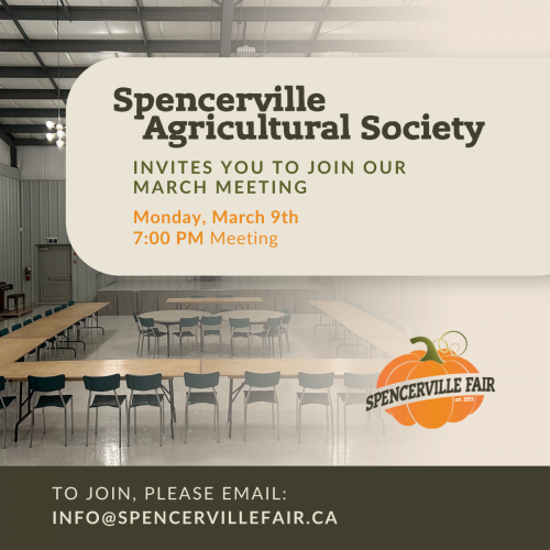 Spencerville Agricultural Society, March Meeting-event-photo