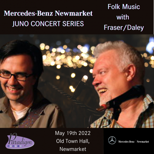 An evening of classic folk favorites with Juno Award Winning Fraser/Daley