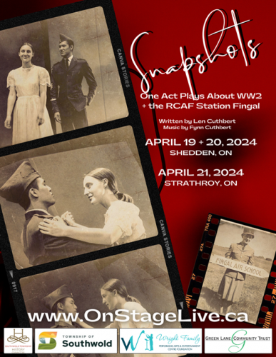 SNAPSHOTS: One Act Plays about WW2 & the RCAF Station Fingal-event-photo