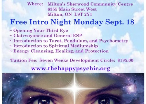 Psychic Intuitive Classes Free Intro Night