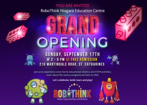 RoboThink Niagara Education Centre Grand Opening