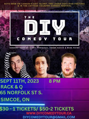 DIY Comedy Tour - Simcoe, ON