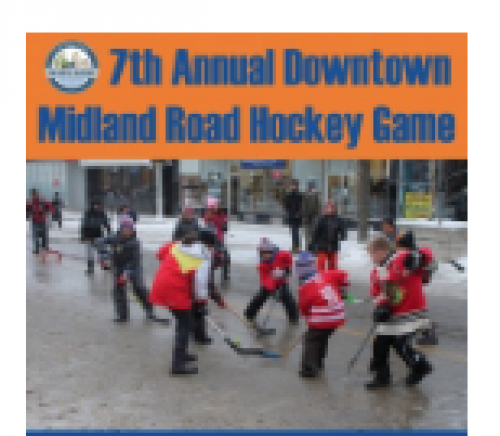 7th Annual Downtown Midland Road Hockey Game