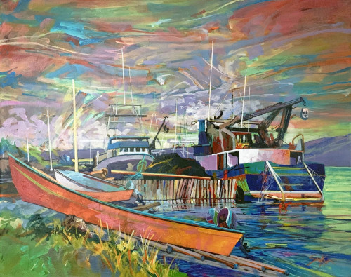 Online Painting Studio with Andrew Cheddie Sookrah