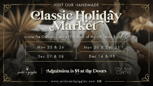 Picks and Giggles Classic Holiday Market