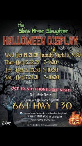 The Slate River Slaughter Halloween Display-event-photo