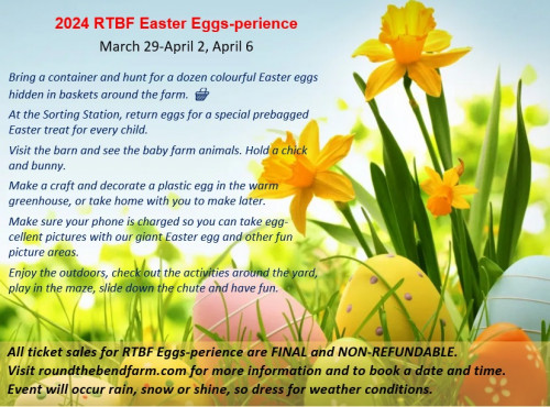 Round the Bend Farm Easter Eggs-perience