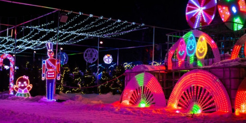 A Country Christmas: Holiday Light Festival at Night