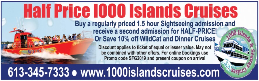 1000 island cruise discount code