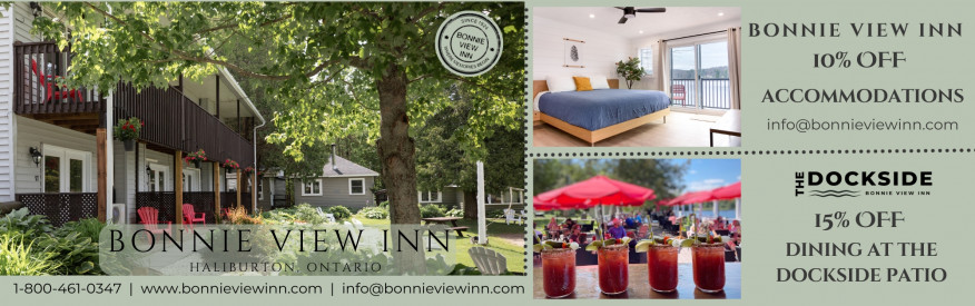 10% off accommodations and 15% of restaurant 