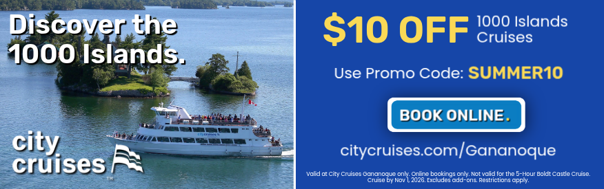 1000 Islands Cruises Gananoque Coupon - $10 off