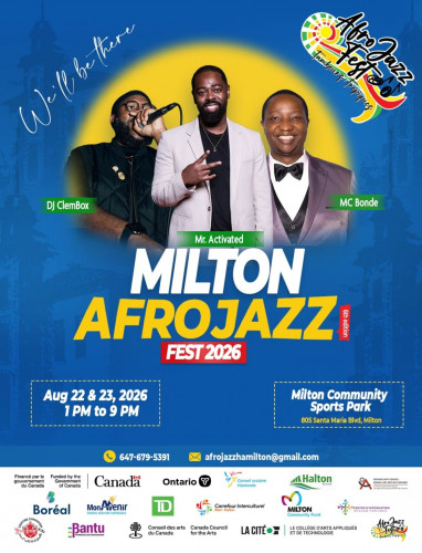 Milton AfroJazz Fest - August, 22-23, 2026