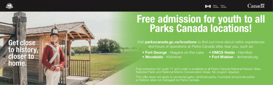 Fort George -Free youth admission