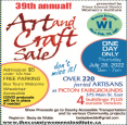 Prince Edward District Women's Institute,  40th Annual Art & Craft Sale, Aug. 3, 2023 in Picton - Festivals, Fairs & Events in EASTERN ONTARIO Summer Fun Guide