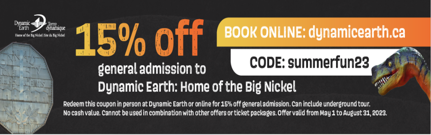 15% off General Admission 