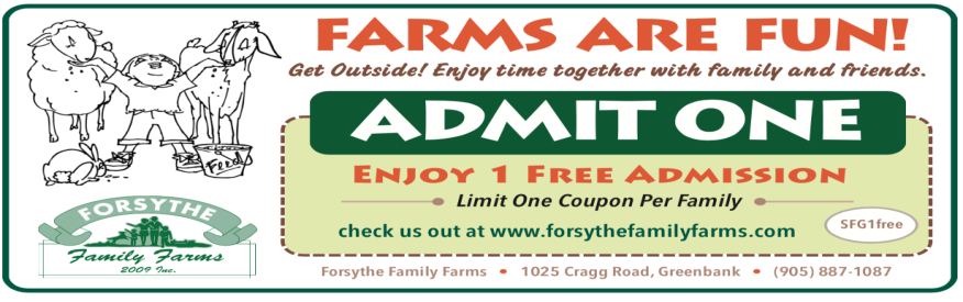 Admit one FREE
