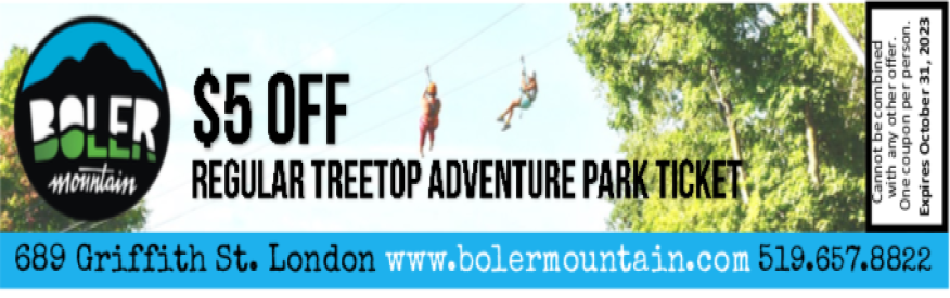 Boler Mountain coupon - $5.00 OFF