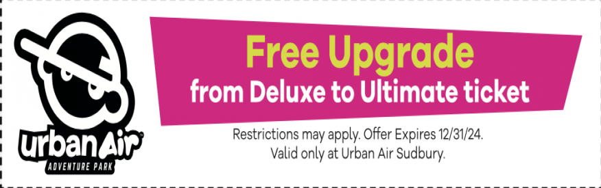 Urban Air Adventure Park -Free Upgrade