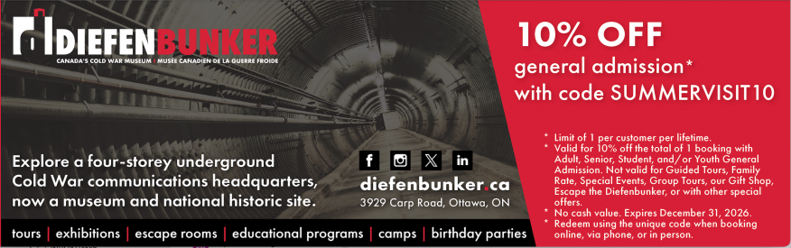 Diefenbunker: 10% Off
