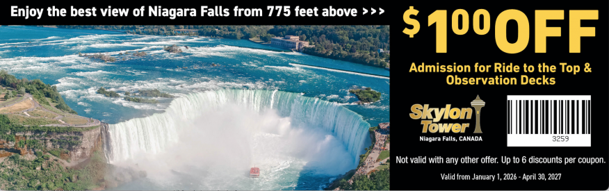 Skylon Tower Coupon - $1.00 OFF