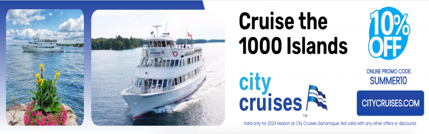 1000 Islands Cruises Gananoque Coupon - 10% off