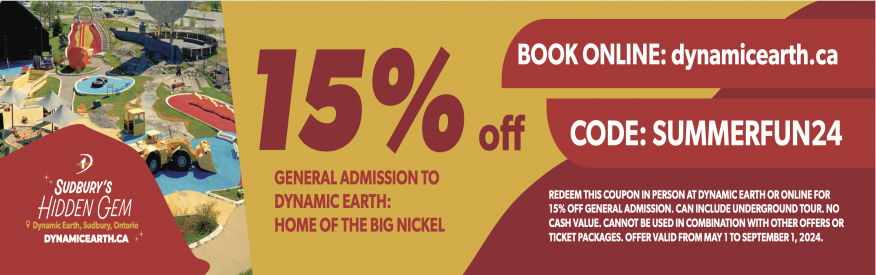 15% off General Admission 