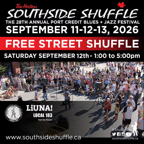 Tim Hortons Southside Shuffle Blues & Jazz Fest, Sept. 11- 13, 2026