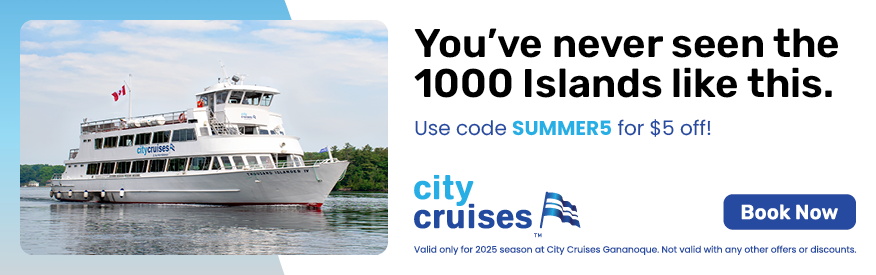 1000 Islands Cruises Gananoque Coupon - $5 off