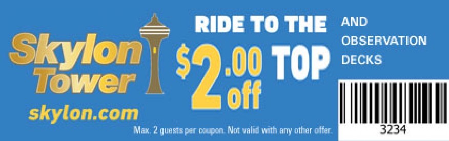 Skylon Tower Coupon - $2 OFF